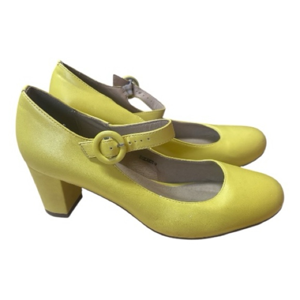 IDIFU Candy Dress Mary Jane Shoes Low Block Heels Closed Round Toe Pumps